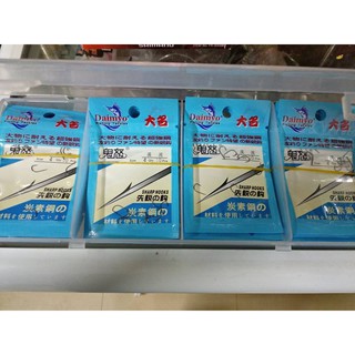 5 vỉ Lưỡi câu cá Daimyo xanh có ngạnh