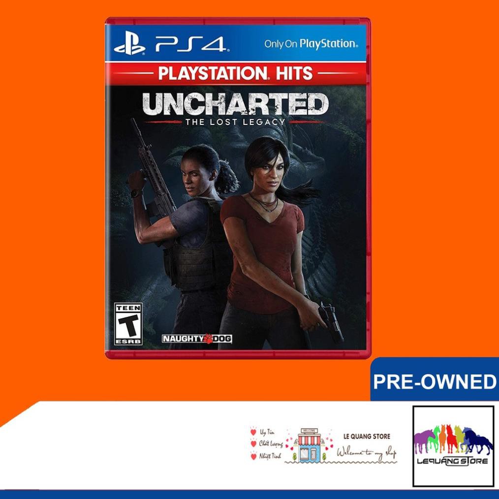Đĩa game PS4: Uncharted: The Lost Legacy