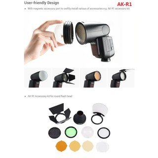 Bộ Tản Sáng Godox AK R1 Minh Đức minhduc