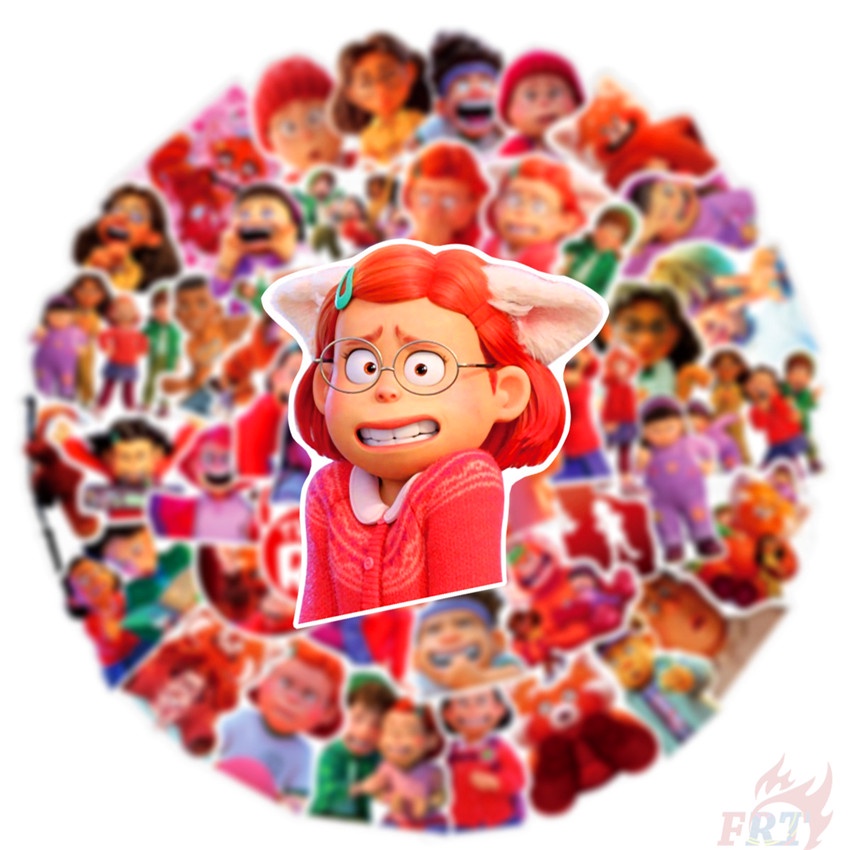 ❉ Miếng Dán Màu Đỏ Dòng 04 Độc Đáo ❉ Bộ 50 Miếng Dán Trang Trí Vali Laptop Ván Trượt DIY Thời Trang