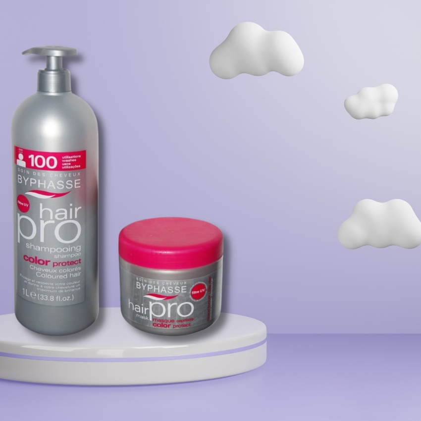 Dầu Gội Byphasse Hair Pro Cho Tóc Nhuộm Công Thức Giàu Dưỡng Chất Không Gây Nhờ
