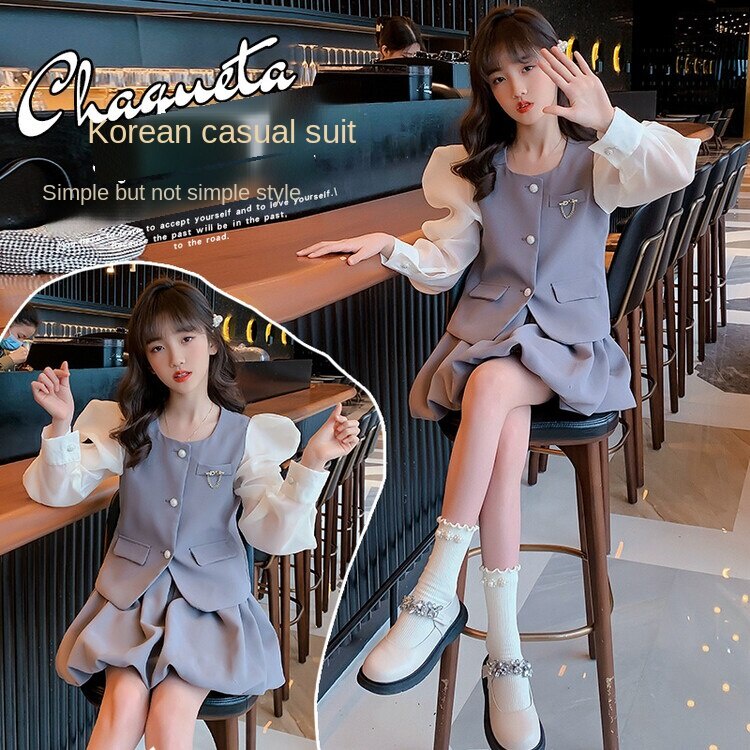 Bộ Đồ Thể Thao Thời Trang Xuân Thu Cho Bé Gái Từ 4-16-2022 7-8 - 9 Tuổi 12 Tuổi 5 Tuổi 6 Tuổi