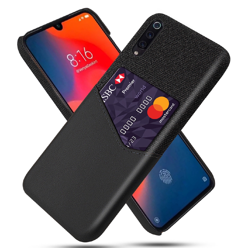 Xiaomi Mi 9 Mi 9 Pro Lite 8 Lite Pro 8 SE Case Luxury Leather Fabric Card Slot Shockproof Business Wallet Thin Cover