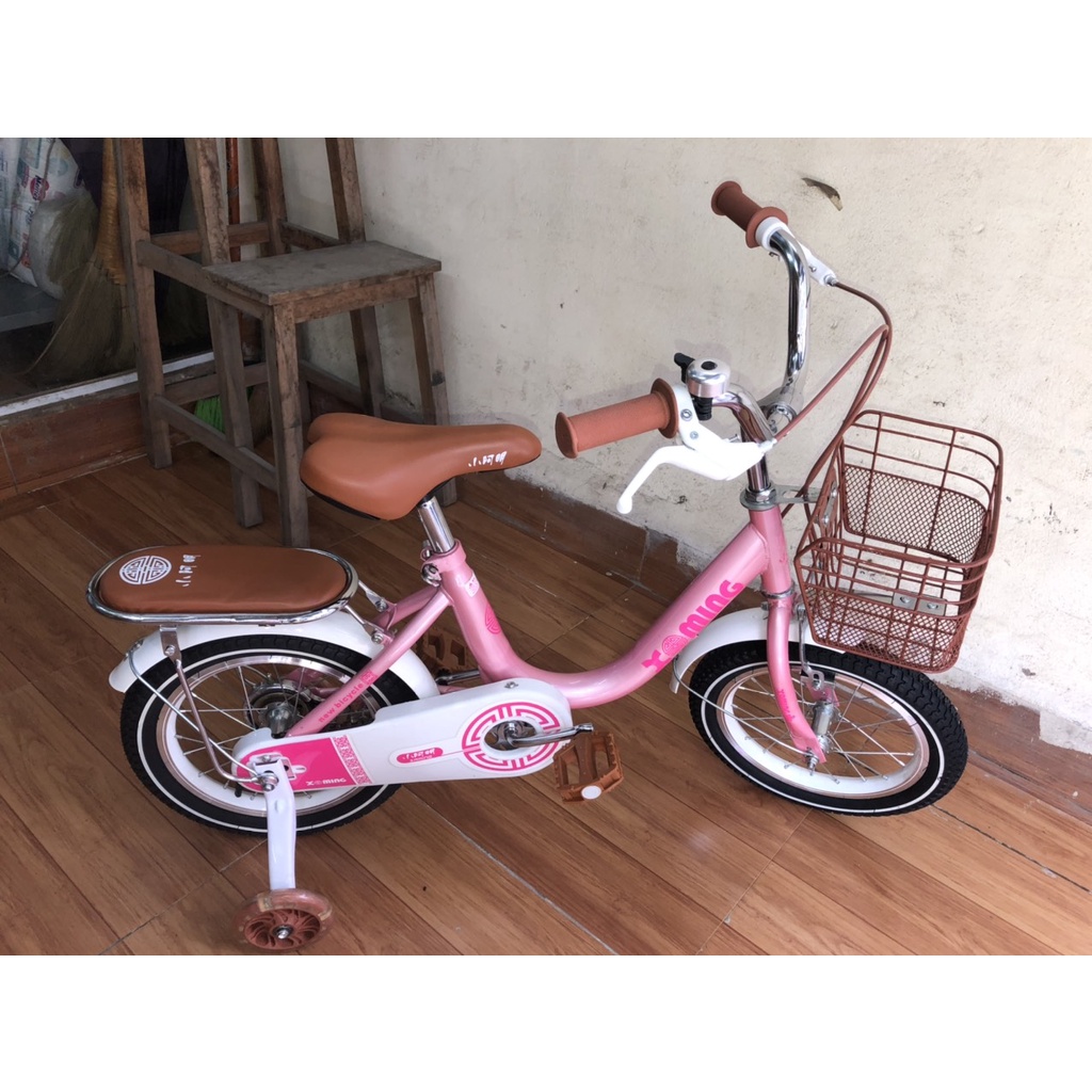 Xe Đạp Nữ xaming yên da nâu 12 , 14 , 16 , 18 , 20 Inches ( Hàng Gửi Nguyên Hộp Chưa Lắp Giáp )