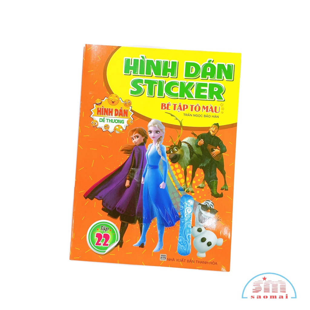 Hình Dán Sticker - Bé Tập Tô Màu (tiếp theo)