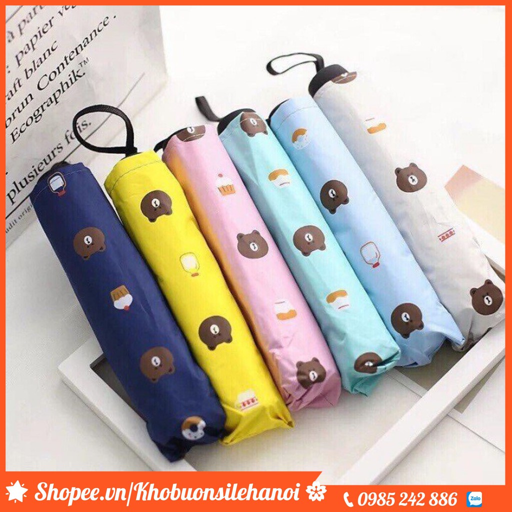 Ô HÌNH GẤU BROWN Chống Tia UV 3 LỚP