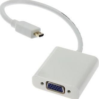 Mới Đầu Chuyển Đổi Micro Hdmi Sang Vga - H76 - White 2003