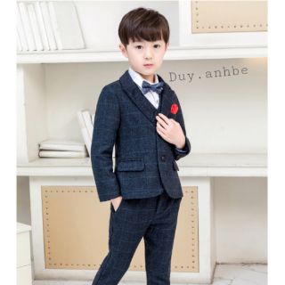 Bộ vest dạ cho bé trai