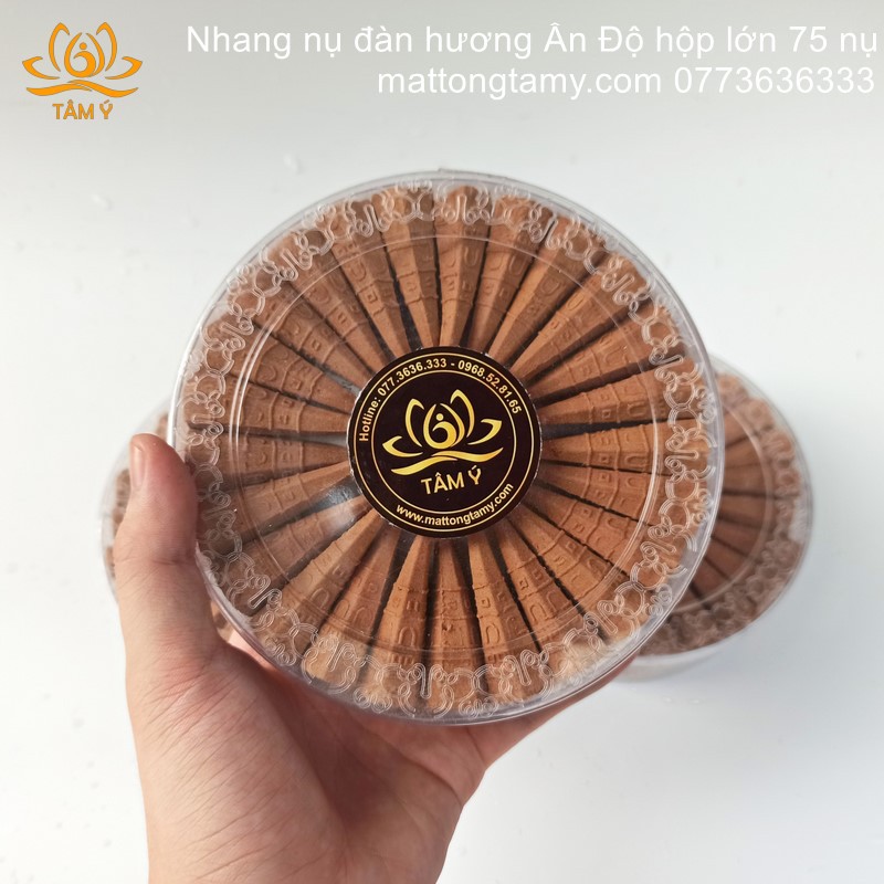 Nhang nụ đàn hương Ấn Độ Hộp Lớn 75 Nụ