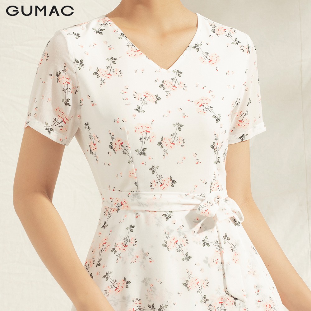 Đầm cổ V tùng chéo DA1187 GUMAC | BigBuy360 - bigbuy360.vn