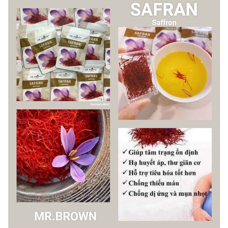 NHỤY HOA NGHỆ TÂY MR BROWN SAFRAN