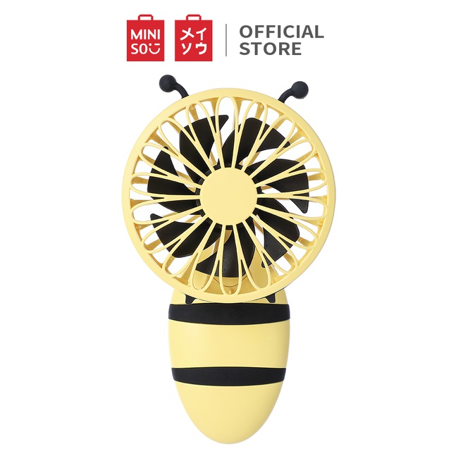 Quạt cầm tay mini dễ thương làm mát dịp ngoài trời/ văn phòng/ du lịch Miniso | BigBuy360 - bigbuy360.vn