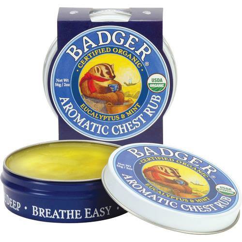 Sáp bôi giữ ấm ngực Badger Aromatic Chest Rub