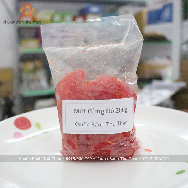 Mứt gừng đỏ 200g
