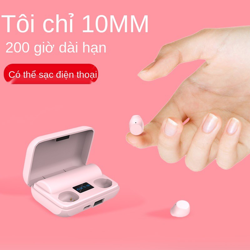 Mới Vô Hình Tai Dễ Thương Cô Gái Siêu Nhỏ, Tai Nghe Bluetooth MinioppoHuaweiiphoneXiaomivivoĐa Năng