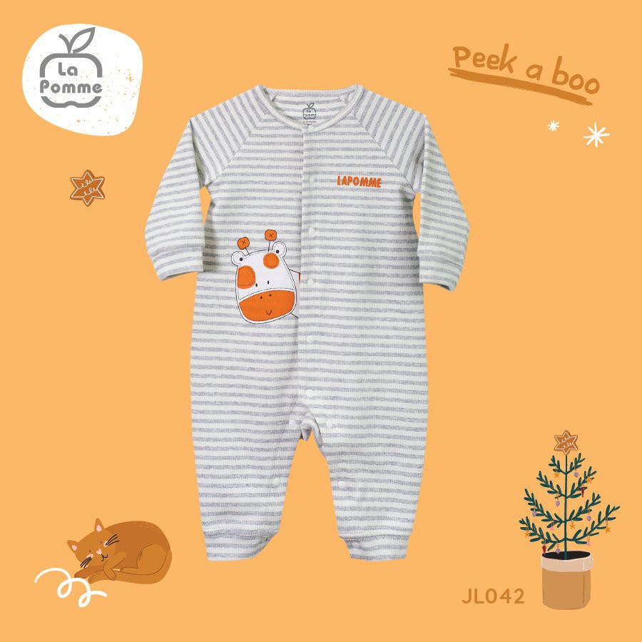 Bộ body dài tay La Pomme Peek a boo JL042/JL053