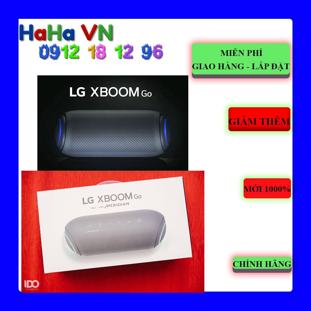 Loa LG XBOOMGo PL5/PL5W (2 MÀU: XANH ĐEN.- TRẮNG)