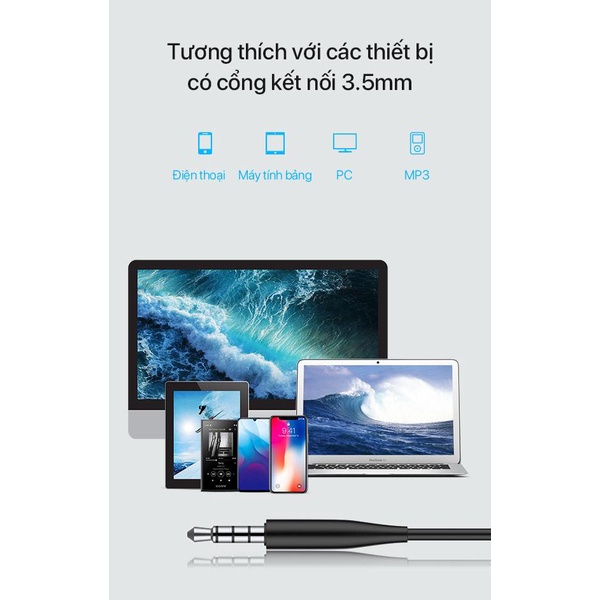 Tai Nghe Nhét Tai Có Dây RE10 Cổng Kết Nối 3.5mm - Âm Thanh HD Sắc Nét Nghe Nhạc Đàm Thoại
