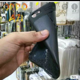 Ốp lưng giả da chống sốc auto focus cho oppo A71