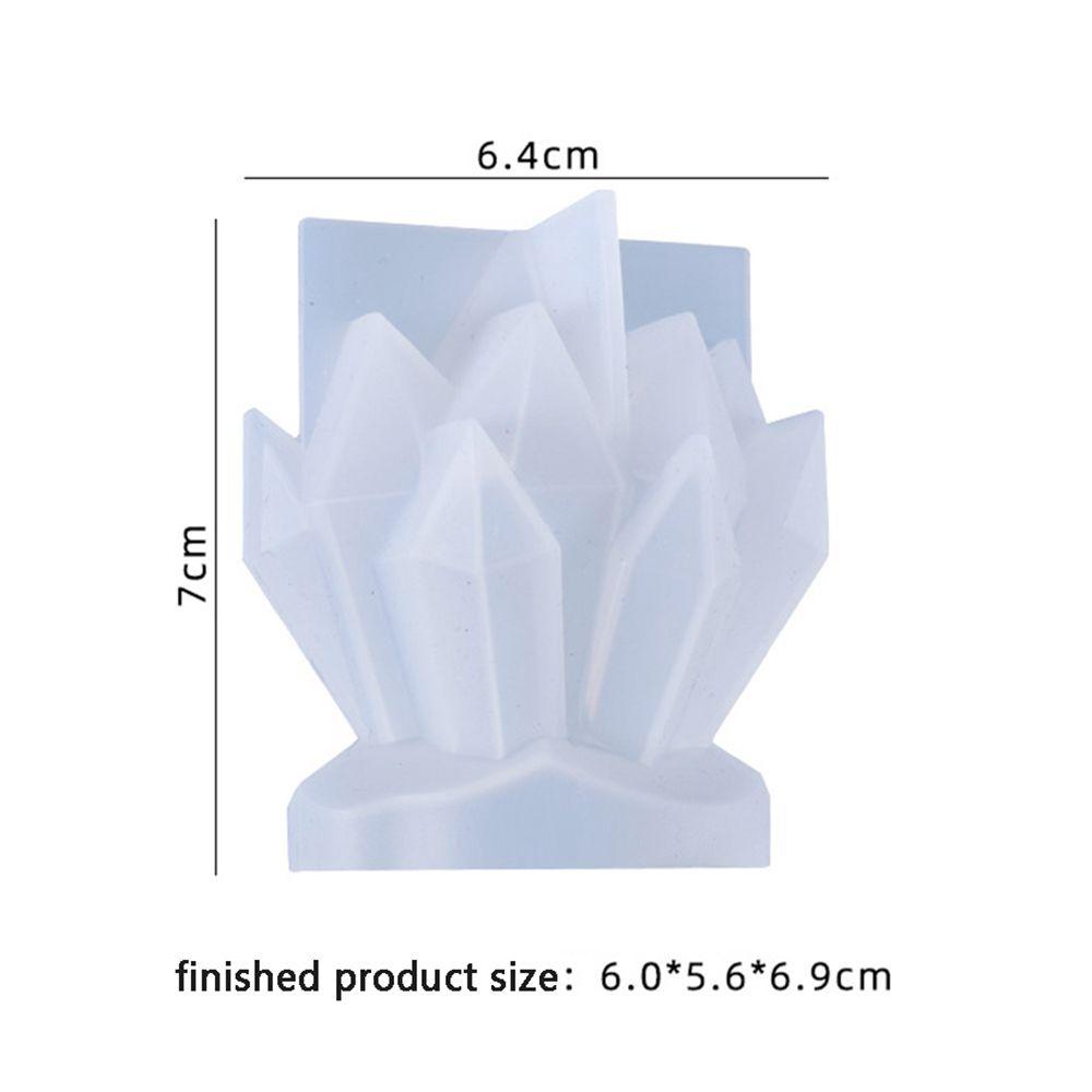 IVORY Khuôn Làm Nến Bằng Silicon Mềm Không Dính Hình Hoa Sáng Tạo DIY