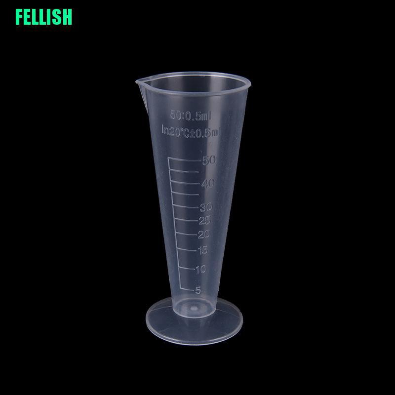 Cốc Đong Bằng Nhựa Trong Suốt 50ml 100ml