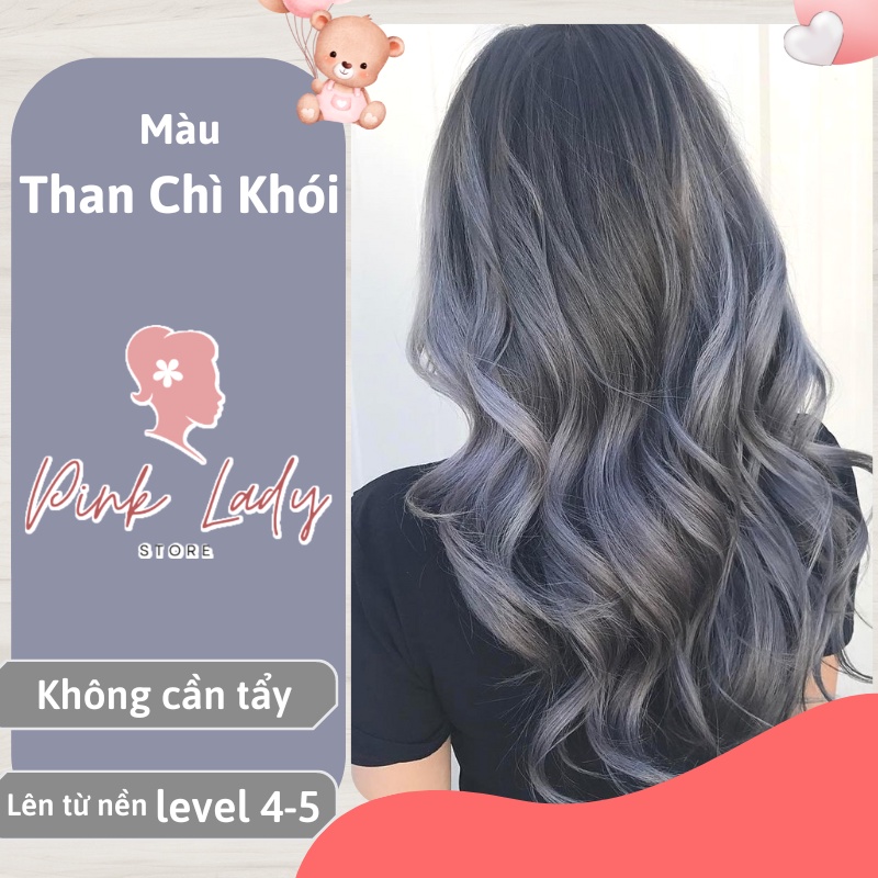 Thuốc nhuộm tóc than chì ánh khói không cần tẩy tại nhà chính hãng  OL24