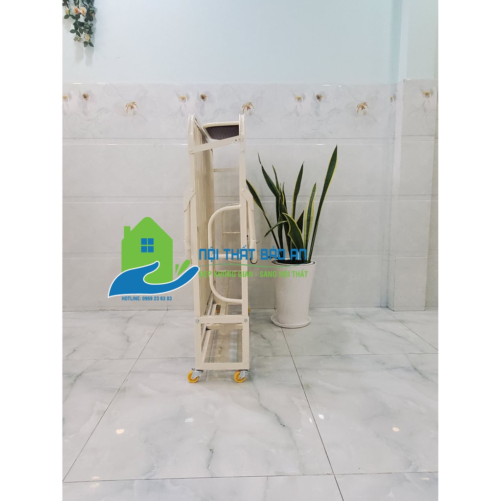 Giường sắt xếp di động mẫu mới kích thước 1mx2m và 1m2x2m