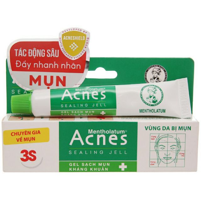 [CHÍNH HÃNG] GEL NGỪA MỤN KHÁNG KHUẨN ACNES SEALING JELL 18G