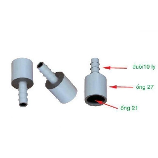 Cút nối ống nước 21-27- đuôi 10 ly