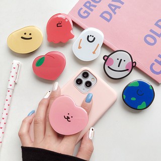 Chống điện thoại Popsocket in bóng mika E116 hình siêu dễ thương