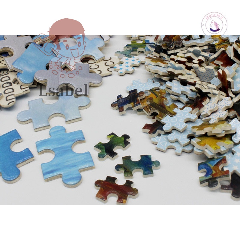 Bộ Tranh Ghép Hình 1000 Pcs Jigsaw Puzzle Tranh Ghép 36*28cm Puzzle Cao Cấp Tranh Xếp Hình 1000 mảnh Puzzle