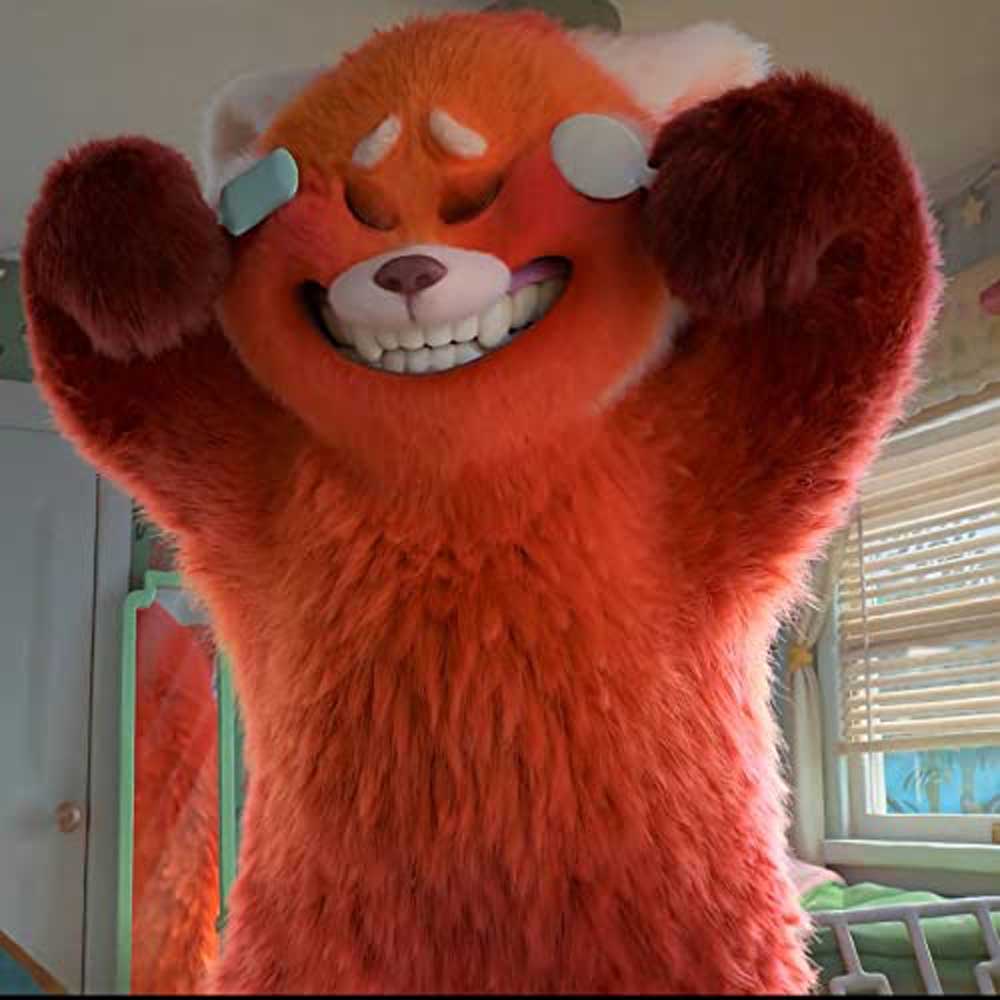 13 Inch Turning Red Plush Toys Red Panda Merrill Plush Cute Raccoon Plush Pillow for Kids Gifts