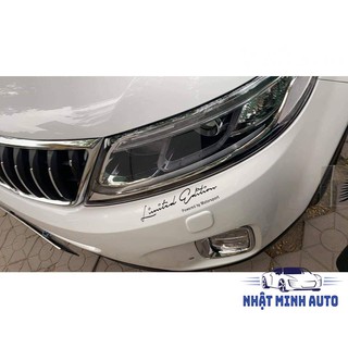 [Giá tốt] Decal dán ô tô Limited Edition