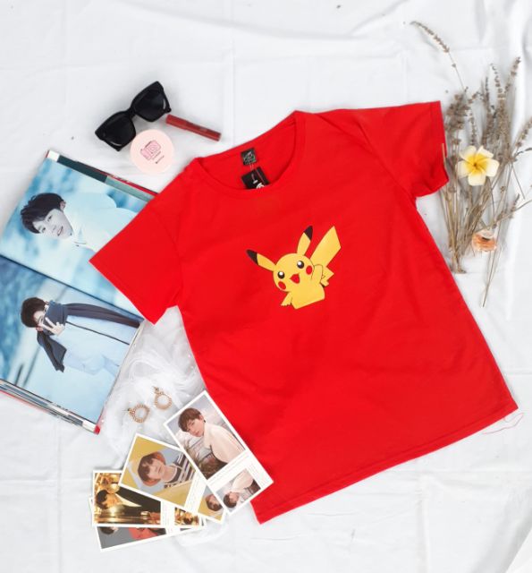 Áo Phông Unisex Pikachu Xinh Xắn Hàng Mới Xu Hướng Hè 2020 | BigBuy360 - bigbuy360.vn