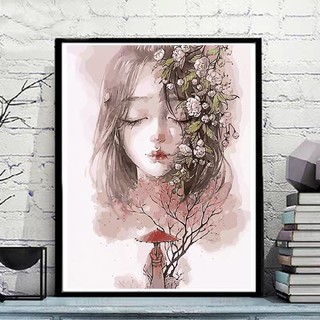 Tranh Sơn Dầu Số Hoá, Tranh Tô Màu Theo Số Nàng Thơ
