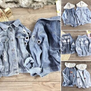 Áo khoác jeans nữ sll