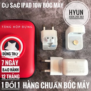 Combo: Củ iPad 10w + Cáp IPhone X Bóc Máy (Tặng Hộp Đựng)