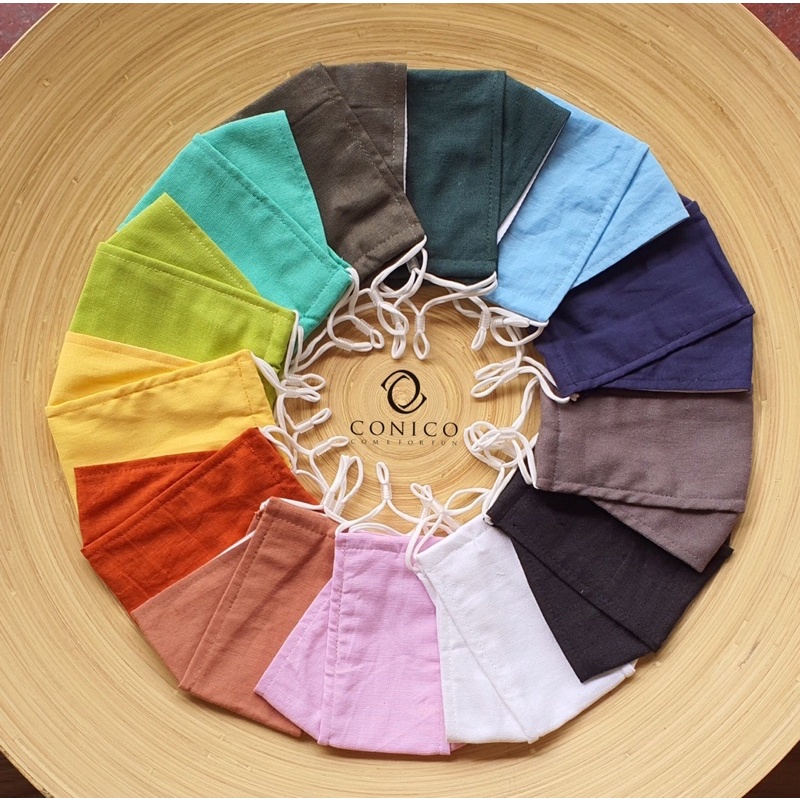 Khẩu trang Linen 3D | BigBuy360 - bigbuy360.vn