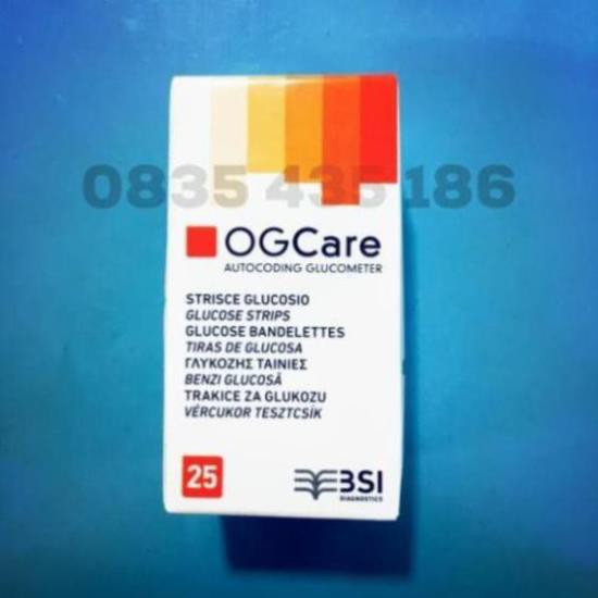 QUE OGCARE-QUE THỬ ĐƯỜNG HUYẾT (mẫu mới)