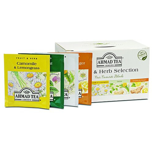 BST 4 vị Trà Thảo Mộc - Ahmad Fruit & Herb Collection (túi lọc có bao thiếc - 20 túi/hộp) | BigBuy360 - bigbuy360.vn