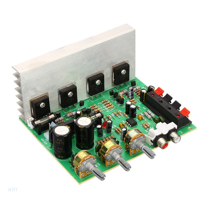 Bảng mạch khuếch đại âm thanh công suất cao 2x80W & chip FET 4558 OP AMP TYP