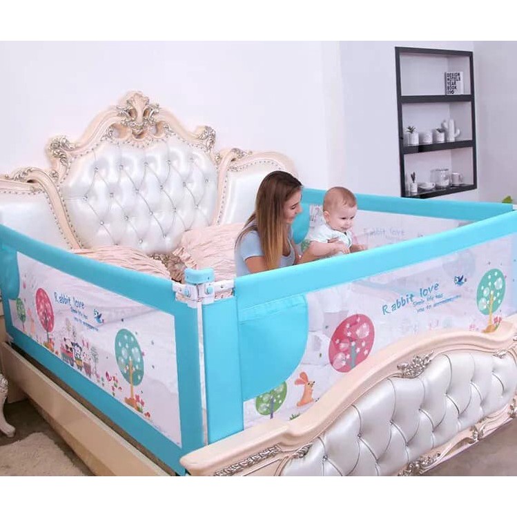 Thanh Chắn Giường Thông Minh Cho Bé -  Đủ loại 1m6, 1m8, 2m, 2m2 - SL 1 TẤM