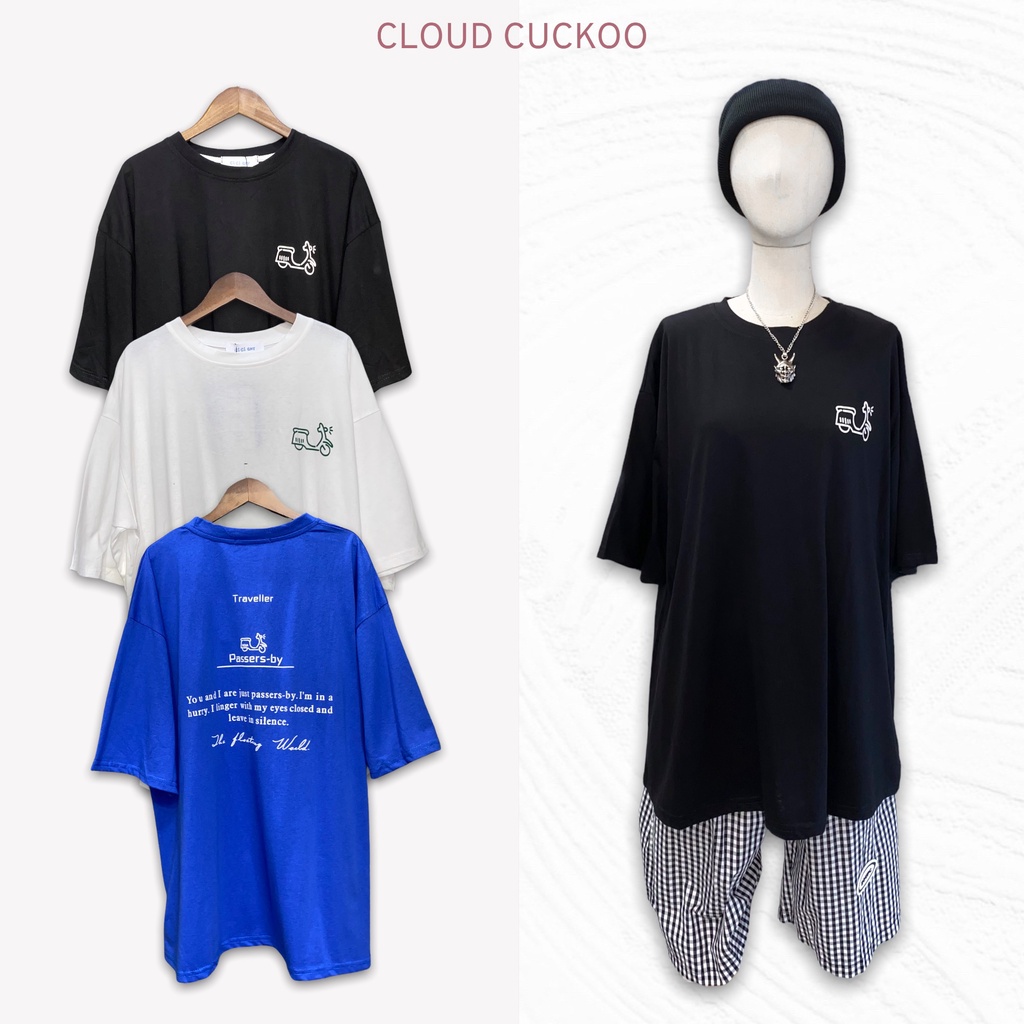 Áo Thun Nữ OverSize In Hình Motor - Mã Số: Ci3157