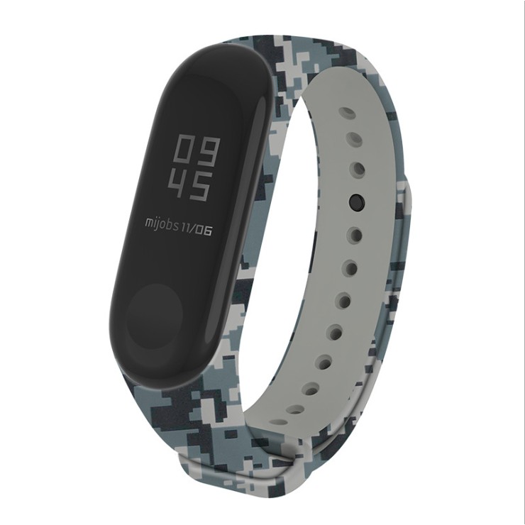 Dây đeo thay thế cho Xiaomi Miband 3 và 4 phối mầu độc đáo MB04