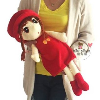 [TẶNG GẤU BÔNG QUẢ BƠ] ĐỒ CHƠI BÚP BÊ CHO BÉ GẤU BÔNG BÚP BÊ CHIBI (60cm) MÀU MỚI