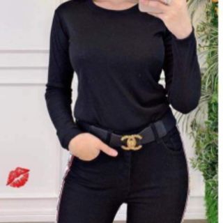 Áo thun gân tay dài , áo thun nữ dáng chuẩn tôn dáng RUBY CLOTHING A05