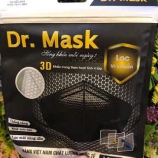 (Chính Hãng)Khẩu Trang Dr Mask Túi 3 Chiếc