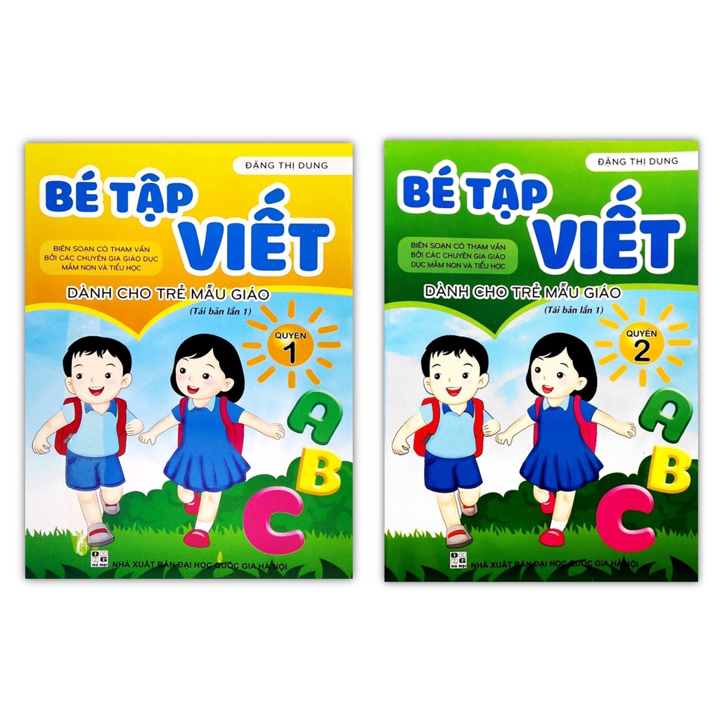 Sách - Combo Bé tập viết dành cho trẻ mẫu giáo ( Quyển 1 + Quyển 2 )