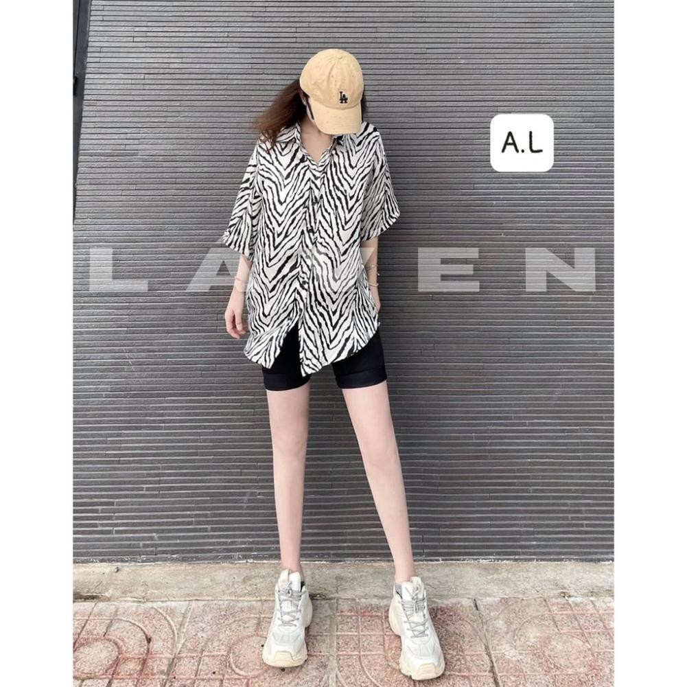 [ Hàng Đẹp Bán Shop ] Áo sơ mi báo , sơ mi ngựa vằn tay lỡ, Sơ mi nữ tay lỡ hàng quảng châu | BigBuy360 - bigbuy360.vn