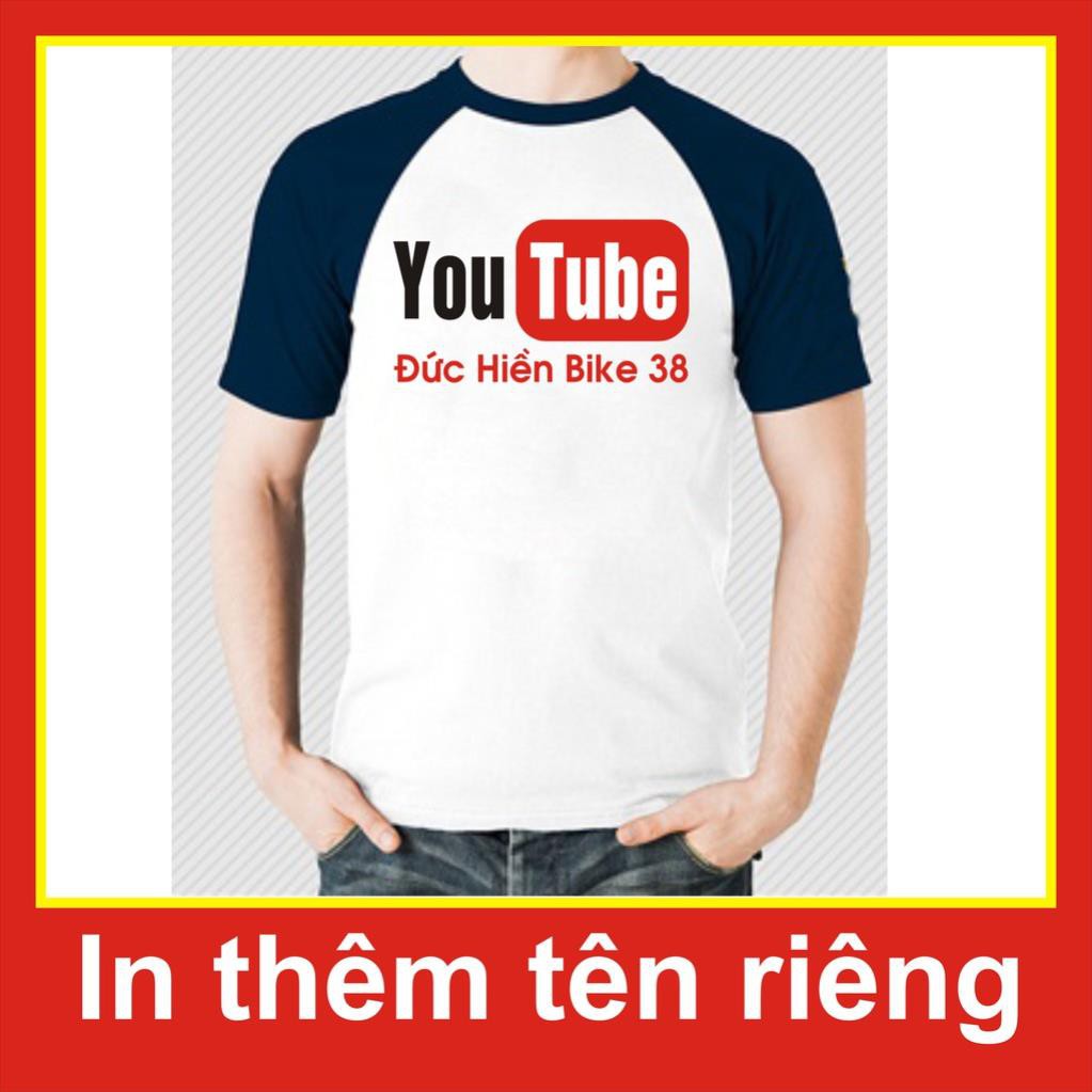 áo phông youtube hàng đẹp,in thêm tên riêng theo yêu cầu,thun, kênh 👑 * ' *